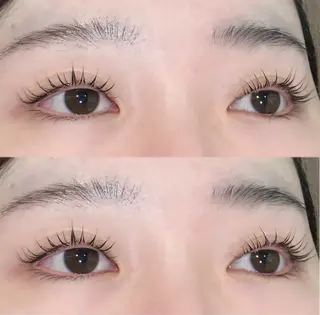 マツエク・マツパ 透明感カラー🎀 ／レイヤー／マツエクのヘアスタイル