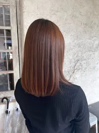 セミロング てづか りおのヘアスタイル