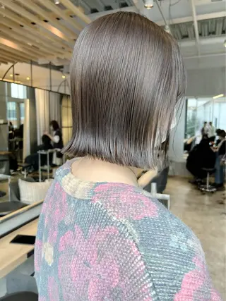 カラー ROAMERomo tesandoのぞみのヘアスタイル