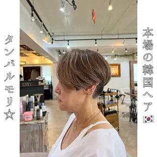 ショート 本場の韓国ヘア 🇰🇷チ・ヨンジュのヘアスタイル