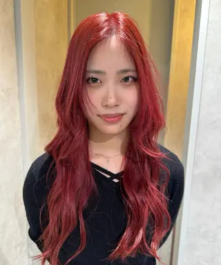 ロング カラー ハイトーン🫀 デザイン🪐yumeのヘアスタイル