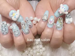 ネイル kao nail マグネット/長さだしのネイルデザイン