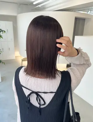 ミディアム ハルカ/ fit standのヘアスタイル