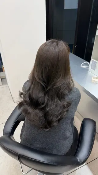 ロング 艶髪/縮毛矯正/ Core mikuaのヘアスタイル