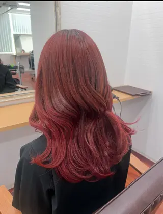 ロング カラー GRAN LUSSO岡山駅前【グランルッソ】所属・GRAN LUSSO 【MIHARU】のヘアスタイル