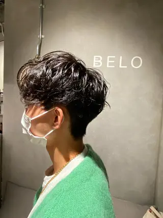 パーマ メンズ BELO キエのヘアスタイル