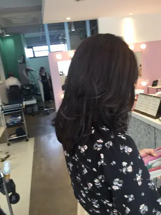 セミロング 所渉/韓国レイヤー /ウルフカットのヘアスタイル