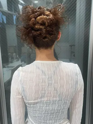 ヘアアレンジ ウルフカット／吉村 桃子のヘアスタイル