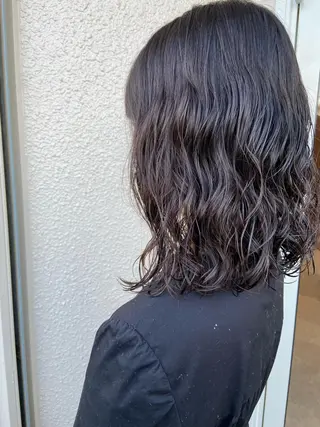 ミディアム パーマ miri.. 久留米のヘアスタイル