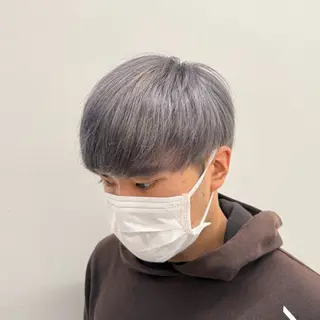 ミディアム カラー ヘアアレンジ メンズ 艶カラー の達人のヘアスタイル