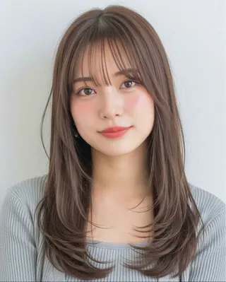 ロング Lamp 柏 山口 か乃 ブリーチカラーのヘアスタイル