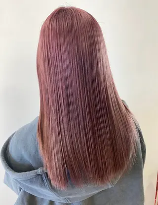 ロング カラー お悩み改善 黄金比みくのヘアスタイル