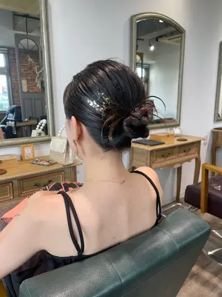 セミロング ヘアアレンジ Felice Erikaのヘアスタイル