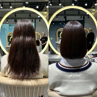 ミディアム ✨髪質改善特化✨副 店長椎葉信乃介のヘアスタイル