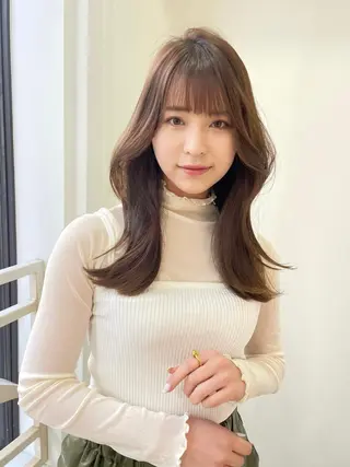 セミロング 【地毛風縮毛矯正】 ヒカルのヘアスタイル