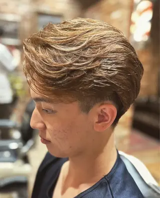 セミロング カラー ヘアアレンジ メンズ プレミアムバーバー新宿店所属・⚡️メンズ特化⚡️ 倉林 隼大のヘアスタイル