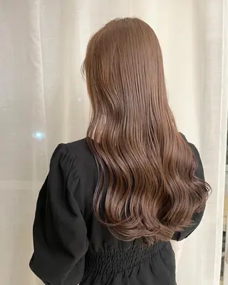ロング カラー fumi 韓国hairのヘアスタイル