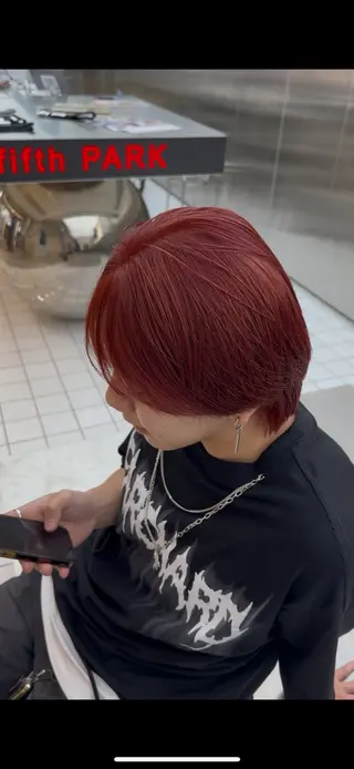 カラー 小尾 優然のヘアスタイル