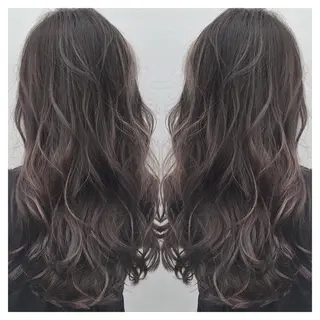 セミロング ロング カラー biscohair 髪にドラマを。のヘアスタイル