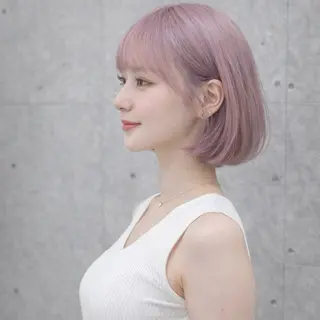 ミディアム カラー 一ノ瀬 暁のヘアスタイル