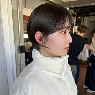 ショート ENIEN MAKE’S 立川所属・ミカ💫/パーマ/ ニュアンスパーマのヘアスタイル