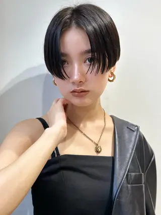 ショート カラー 女性が憧れる ショート/角田愛和のヘアスタイル