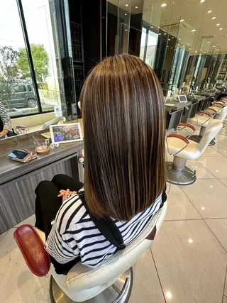 ミディアム カラー 古畑 佑悟のヘアスタイル