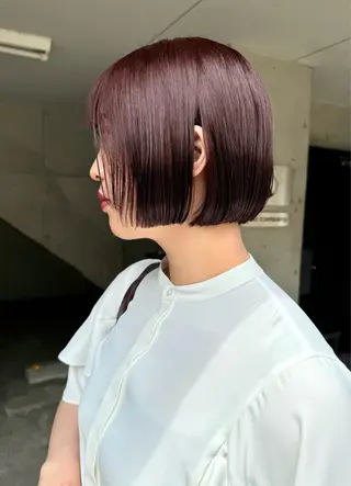 ショート カラー 松本優香/ボブ/ダ ブルカラー/髪質改善のヘアスタイル