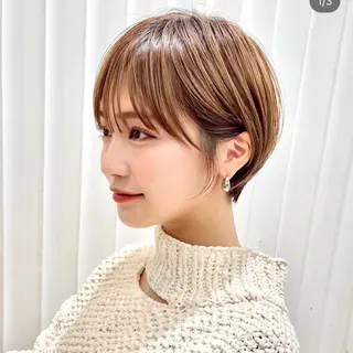 ショート 縮毛矯正、髪質改善 肘以上無料のヘアスタイル