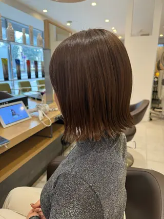 ショート パーマ 髪質改善/ ストレート/佐藤健人のヘアスタイル