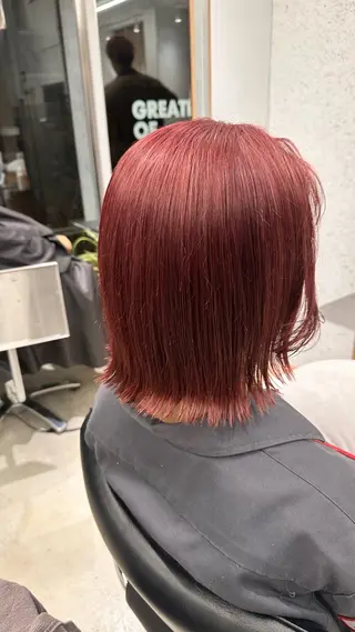 ミディアム GOAT_茅ヶ崎 キシ サクラのヘアスタイル