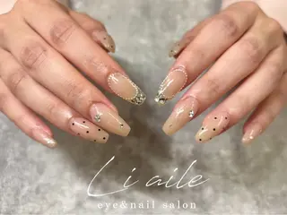 ネイル Li aile eye&nail 上本町店所属・Li aile kana🐰🩵のネイルデザイン