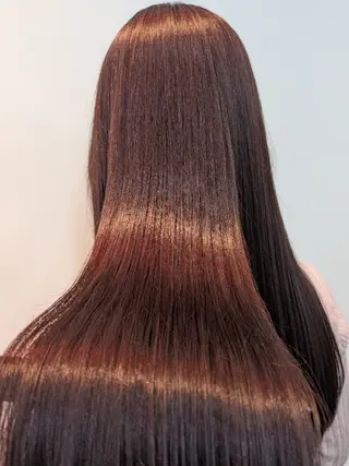 カラー ロング 髪質改善＆白髪ぼかし カラー♡店長みやけ♡のヘアスタイル