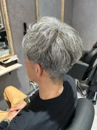 ショート パーマ メンズ IwAsh 鶴ヶ峰所属・✨ショートスタイル✨ 山本のヘアスタイル