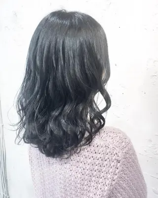 ミディアム カラー ヘアアレンジ ✨艶髪✨透明感✨ 山内大樹のヘアスタイル