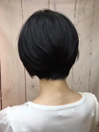 ショート 川野辺幸雄☆髪質改善 ハイライト☆白髪のヘアスタイル