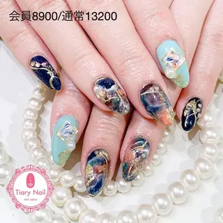 ネイル 💗🪽Tiary Nail🪽💗のネイルデザイン