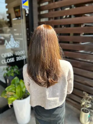 ロング 篠田 蒼のヘアスタイル