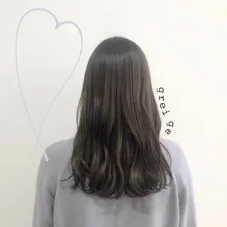 セミロング カラー お洒落パーマ/ 艶カラー/michiのヘアスタイル