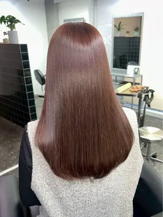 セミロング 艶髪/透明感/吉祥寺 /縮毛矯正/yutoのヘアスタイル