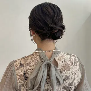 セミロング MIDORI🎀 透明感/ベージュのヘアスタイル