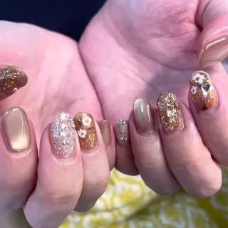 ネイル まつ毛エクステ・まつげパーマ・パリジェンヌ専門店 miel Beauty 【ミエル】所属・。 minamiのネイルデザイン