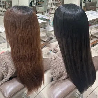 ロング カラー momo🍑/顔周り カット指名No.1のヘアスタイル