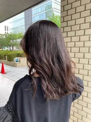 ミディアム カラー 丹田 龍輔のヘアスタイル