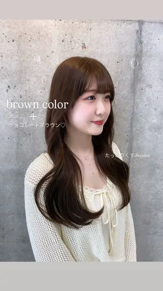 ロング 透明感color♡ Ibukiのヘアスタイル