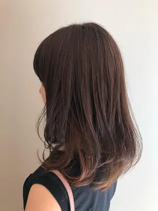 ロング カラー 似合わせ.ﾍｱｾｯﾄ 得意🌹井上美沙のヘアスタイル