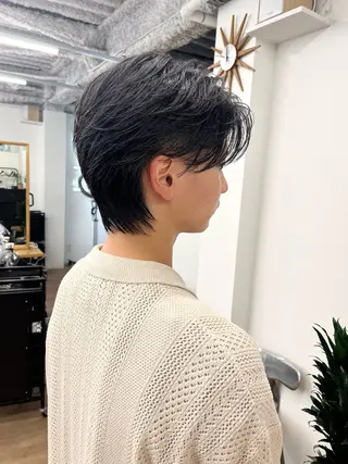 ショート カラー パーマ ヘアアレンジ メンズ 💎髪質改善特化💎 RUITOのヘアスタイル