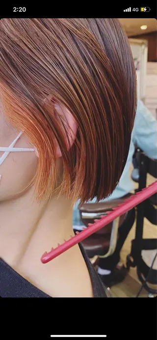 ショート カラー heir studio Baretta所属・山本 銀次郎のヘアスタイル