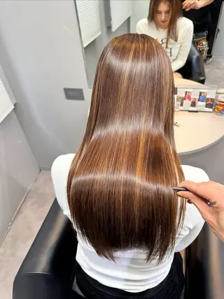 ロング カラー ACRO梅田【アクロ】所属・縮毛矯正とカラーの人 倉友哉のヘアスタイル