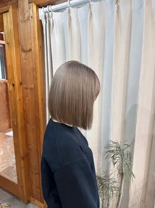 ミディアム ブリーチ屋さん/ブリ ーチ矯正🫧あずみのヘアスタイル
